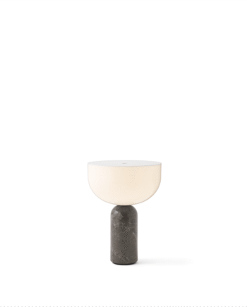 New Works Kizu Transportabel Lampe Gris Du Marais Marmor