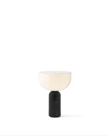 New Works Kizu Transportabel Lampe Sort Marmor