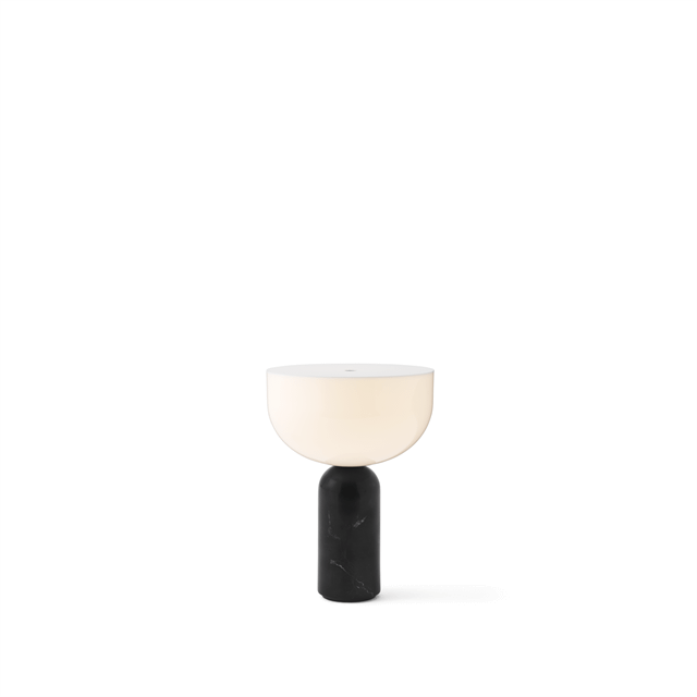 New Works Kizu Transportabel Lampe Sort Marmor