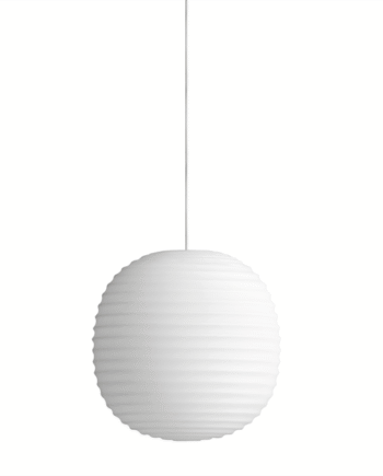 New Works Lantern Pendel   Matteret Hvid Opal Glas Lille
