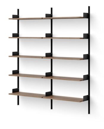 New Works Library Reol 1900 Valnød Sort