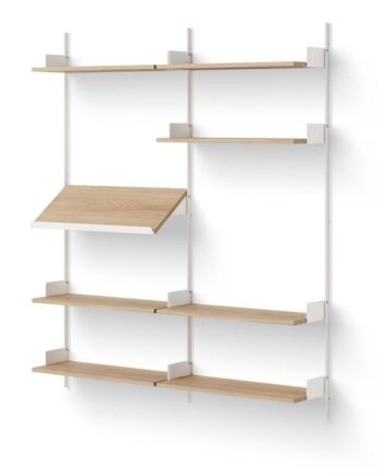 New Works Living Reol 1900 Egetræ Hvid