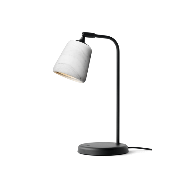 New Works Material Bordlampe Hvid Marmor