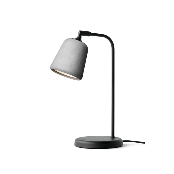 New Works Material Bordlampe Lysegrå Beton