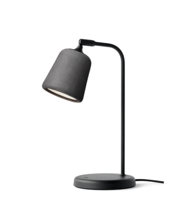 New Works Material Bordlampe Mørkegrå Beton