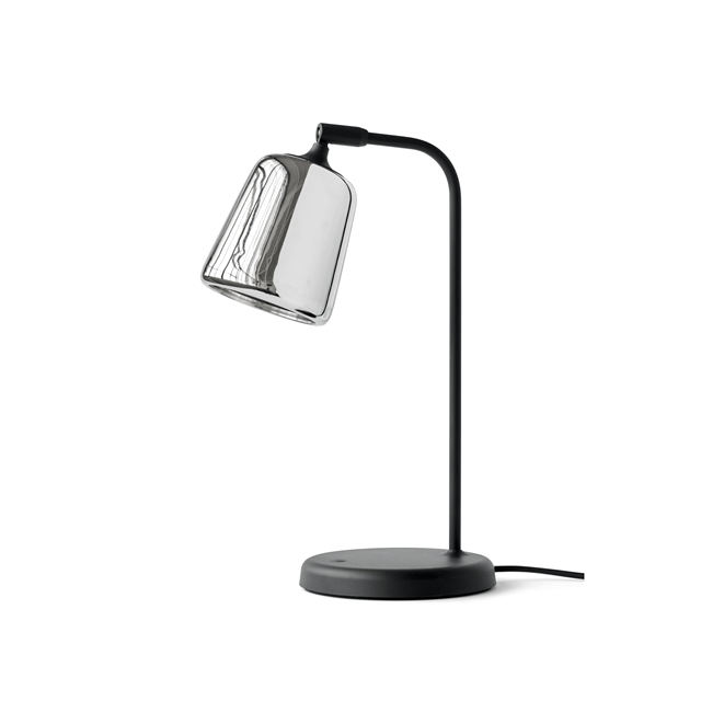 New Works Material Bordlampe Rustfri Stål
