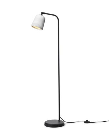 New Works Material Gulvlampe Hvid Marmor