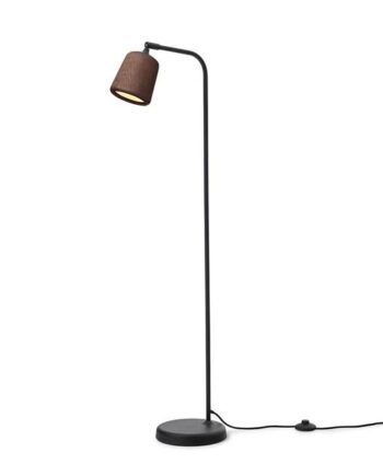 New Works Material Gulvlampe Røget Eg