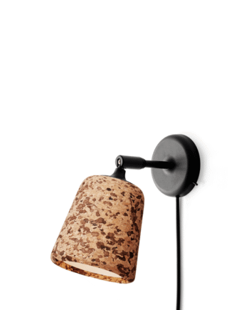 New Works Material Væglampe Blandet Cork