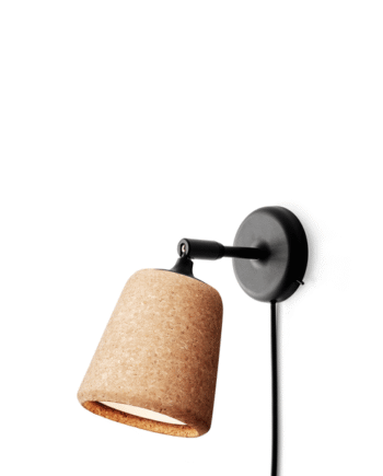 New Works Material Væglampe Naturlig Cork