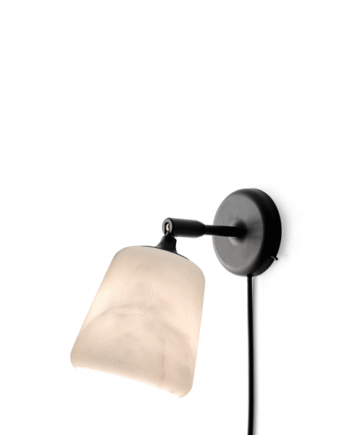 New Works Material Væglampe The Black Sheep Marmor