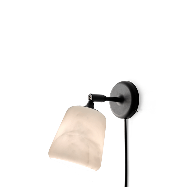 New Works Material Væglampe The Black Sheep Marmor