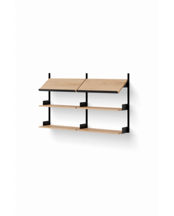 New Works Office Reol 900 Egtræ Sort
