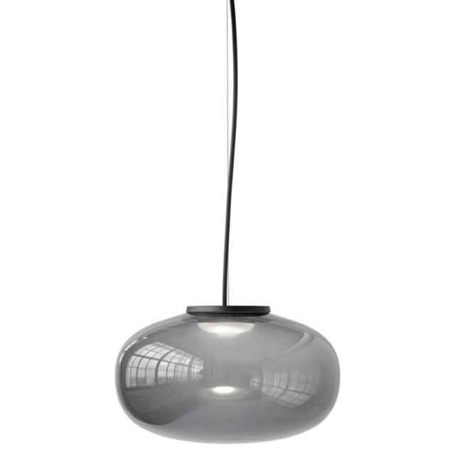 New Works Smoked Glass Shade For Karl-johan Pendant ø40