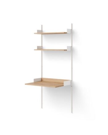 New Works Study Reol 1900 Egetræ Hvid