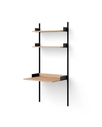 New Works Study Reol 1900 Egetræ Sort