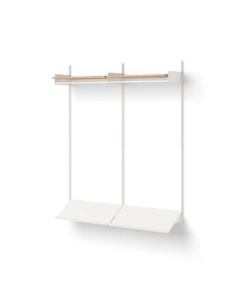 New Works Wardrobe Reol   Egetræ Hvid