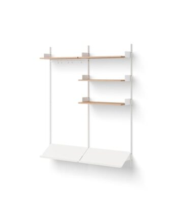 New Works Wardrobe Reol   Egetræ Hvid