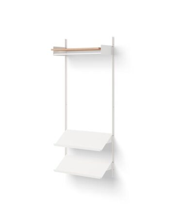 New Works Wardrobe Reol   Egetræ Hvid