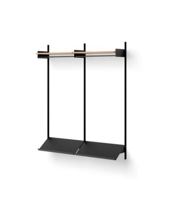 New Works Wardrobe Reol   Egetræ Sort