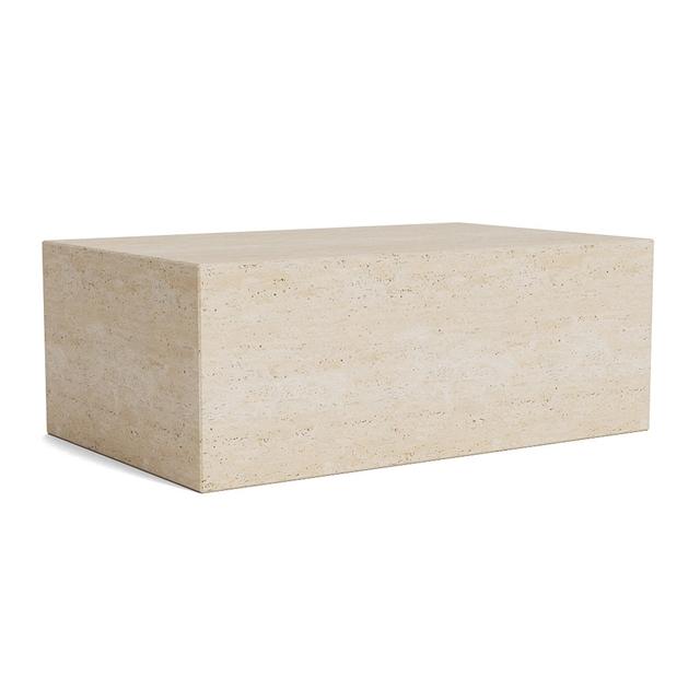 Norr11 Cubism Sofabord Stor Travertine