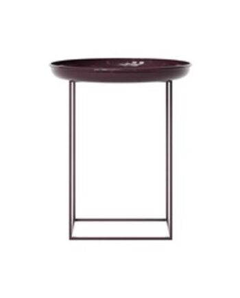 Norr11 Duke Sofabord Lille Jern Lacquered Maroon