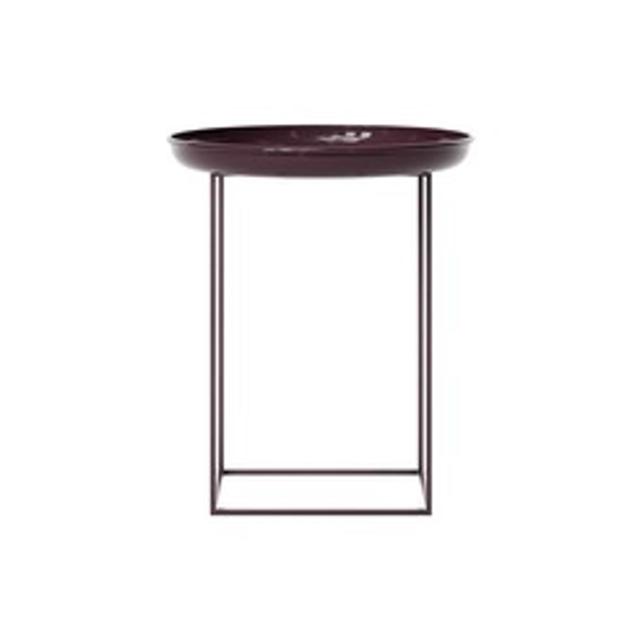 Norr11 Duke Sofabord Lille Jern Lacquered Maroon