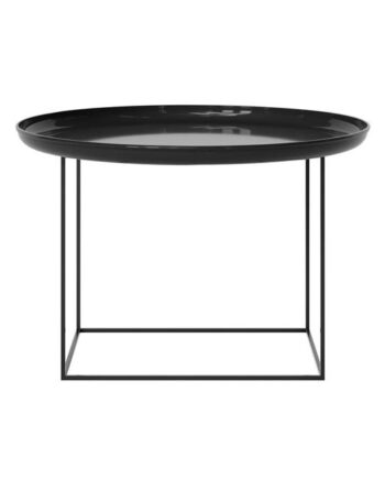 Norr11 Duke Sofabord Medium Lacquered Obsidian
