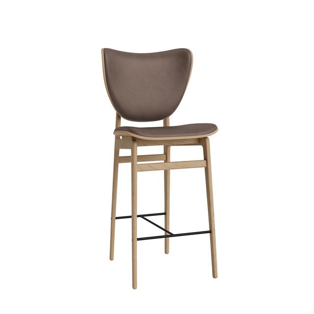 Norr11 Elephant Barstol H65 Cm Egetræ Dark Brown 21001