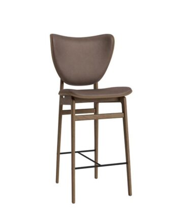 Norr11 Elephant Barstol H65 Cm Lys Røget Egetræ Dark Brown 21001