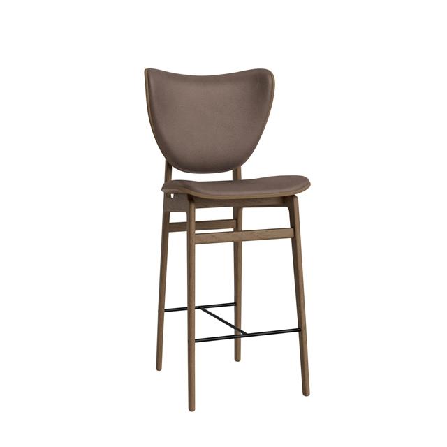 Norr11 Elephant Barstol H65 Cm Lys Røget Egetræ Dark Brown 21001