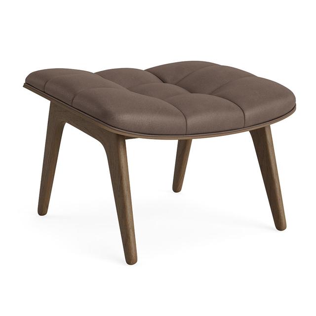 Norr11 Mammoth Ottoman Lys Røget Egetræ Dark Brown 21001