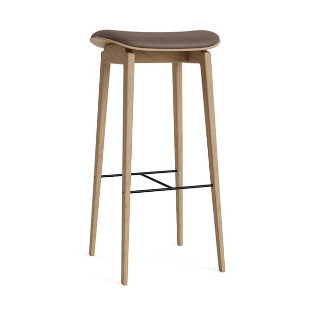 Norr11 Ny11 Barstol H75 Cm Egetræ Dark Brown 21001