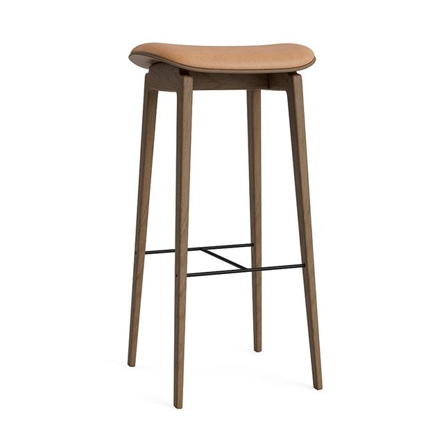 Norr11 Ny11 Barstol H75 Cm Lys Røget Egetræ Camel 21004