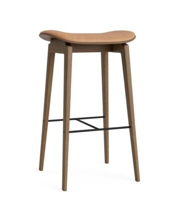 Norr11 Ny11 Barstol H65 Cm Lys Røget Egetræ Camel 21004