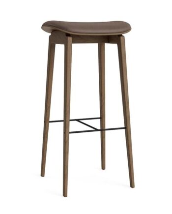 Norr11 Ny11 Barstol H75 Cm Lys Røget Egetræ Dark Brown 21001
