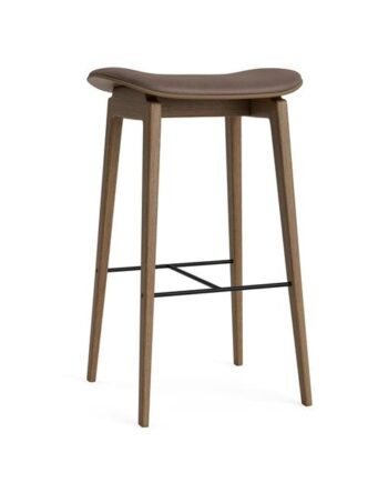 Norr11 Ny11 Barstol H65 Cm Lys Røget Egetræ Dark Brown 21001