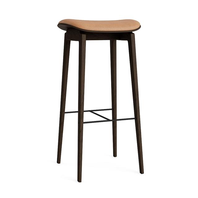 Norr11 Ny11 Barstol H75 Cm Mørk Røget Egetræ Camel 21004