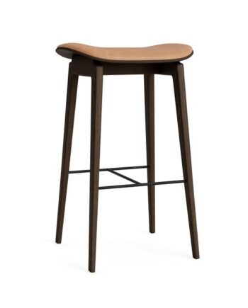 Norr11 Ny11 Barstol H65 Cm Mørk Røget Egetræ Camel 21004