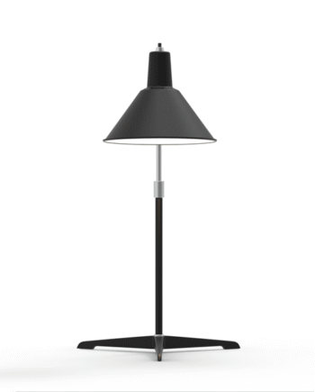 Nuad Arcon Bordlampe Sort Krom