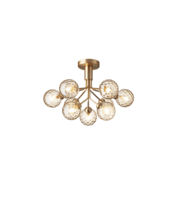 Nuura Apiales   Loftlampe Børstet Messing Optic Gold