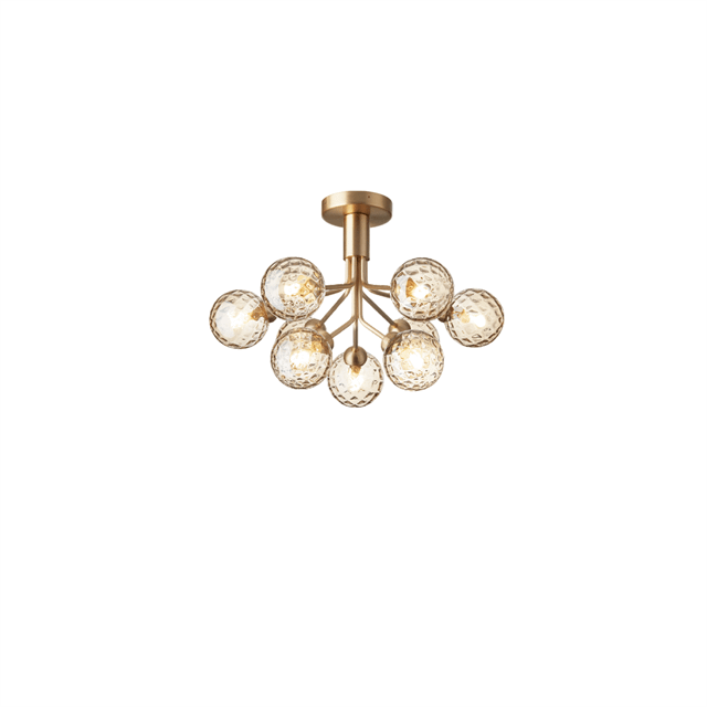 Nuura Apiales Loftlampe Børstet Messing Optic Gold