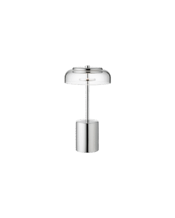 Nuura Blossi Transportabel Lampe Mini Krom Klar