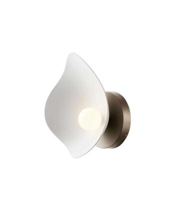 Nuura Florii   Væglampe Mørk Bronze Hvid