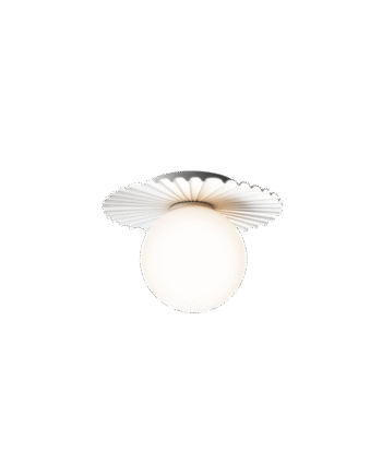 Nuura Liila Muuse Væg Loftlampe Lille Hvid Opal
