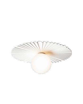 Nuura Liila Muuse Væg Loftlampe Medium Hvid Opal