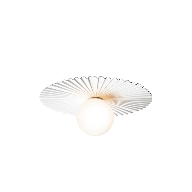 Nuura Liila Muuse Væg Loftlampe Medium Hvid Opal