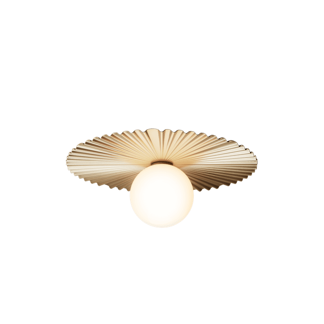 Nuura Liila Muuse Væg Loftlampe Medium Nordic Gold Opal