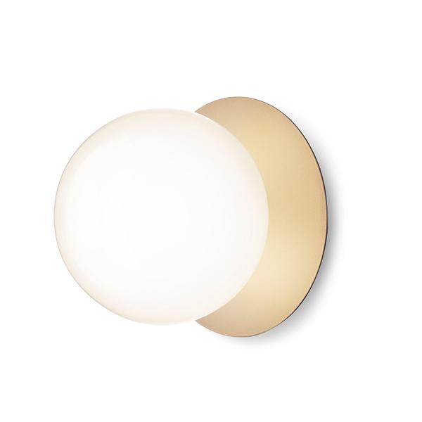 Nuura Liila Væg Loftlampe Guld Opal Glas Stor