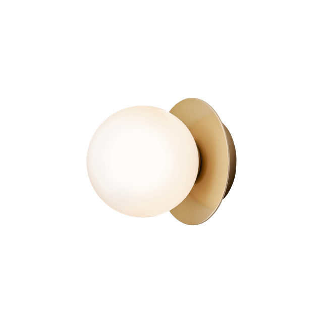 Nuura Liila Væg Loftlampe Lille Guld Opal
